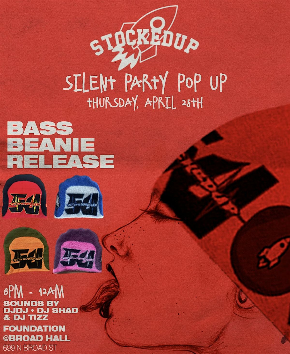 STOCKEDUP SILENT POP-UP PARTY