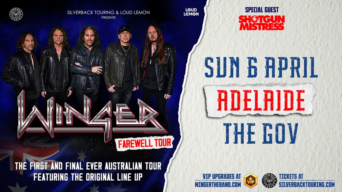 Winger Farewell Tour - Adelaide 