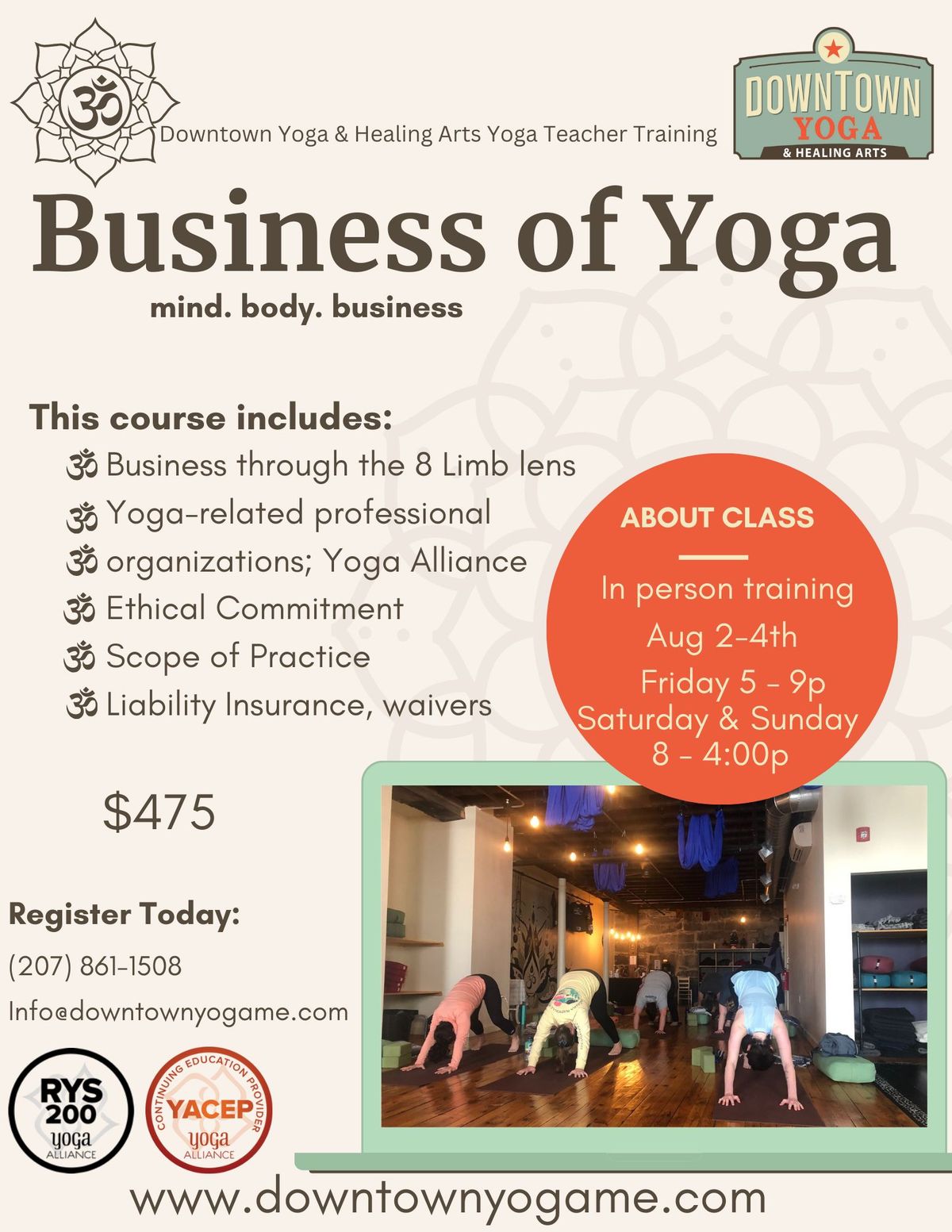 Yoga Teacher Training | Business of Yoga