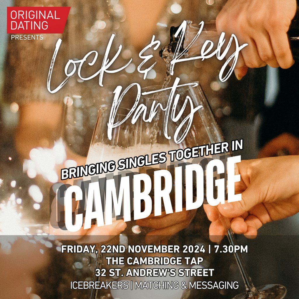 Singles Lock & Key Party - Cambridge | Ages 30-45