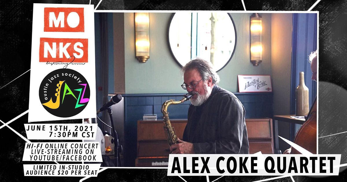 Alex Coke Quartet - Live-Streaming Concert w\/Studio Audience