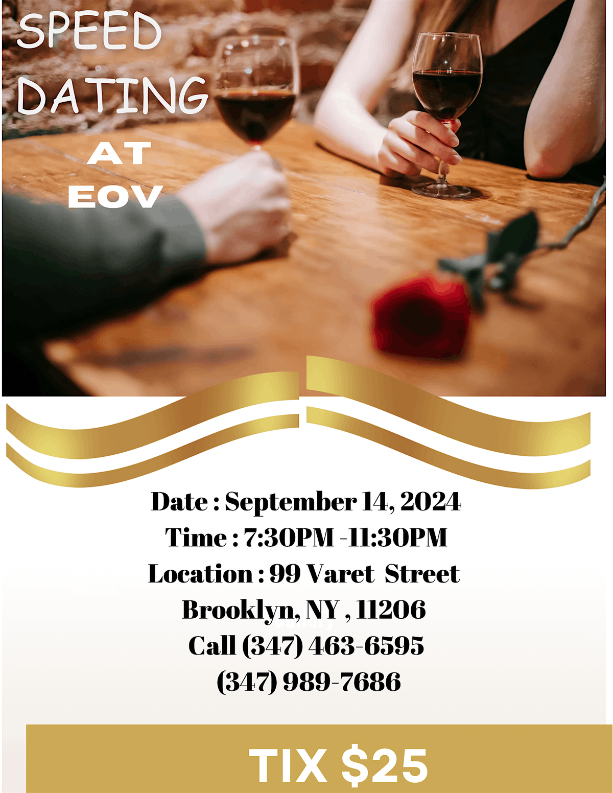 Speed Dating \/ singles Event