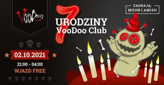 #7 urodziny VooDoo Club \/ 02.10 \/\/ special guest:  Maria Rozbicka & Dark Ballerina