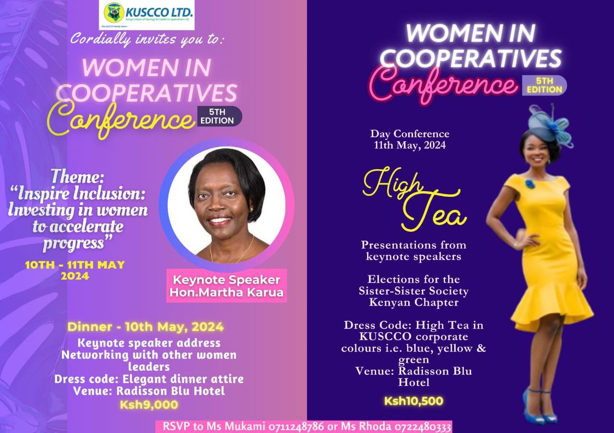 WOMEN IN COOPERATIVES CONFERENCE 5TH EDITION