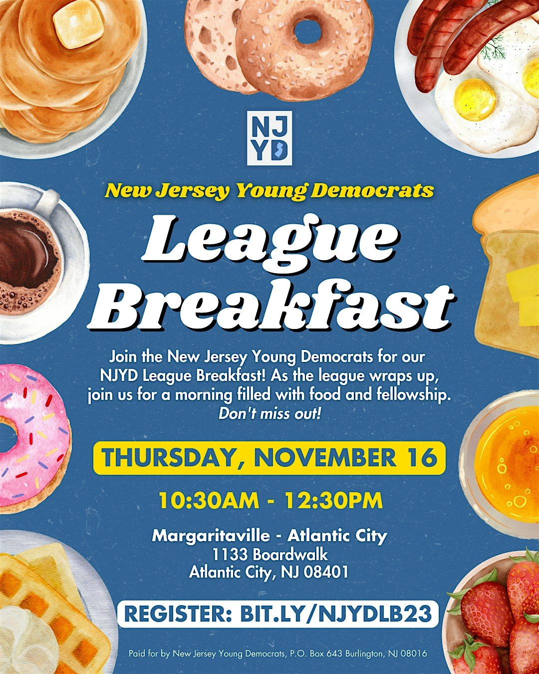 NJYD 2024 League Breakfast