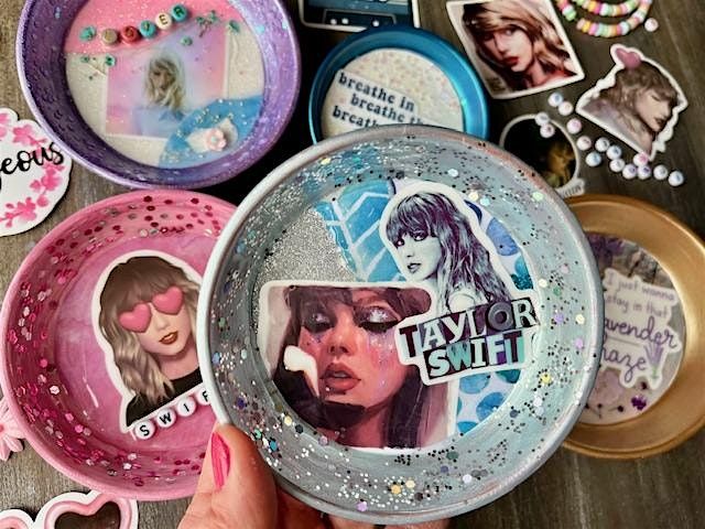 DIY "Swiftie" Resin Dish at Cocky's Bagels + Bar