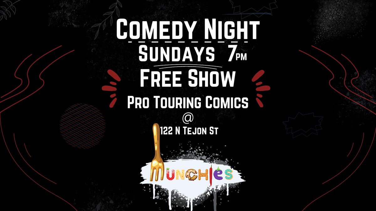 Free Comedy Sundays at Munchies