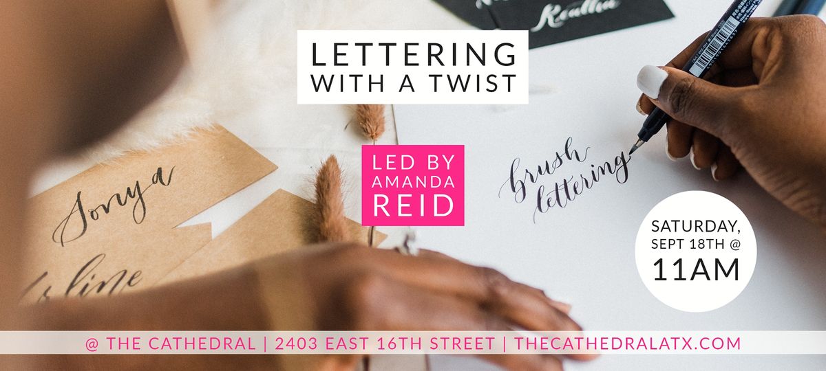 Brush Lettering with Amanda Reid