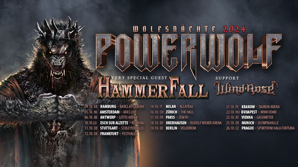 POWERWOLF \u2022 BERLIN \u2022 VELODROM (Hochverlegt!)