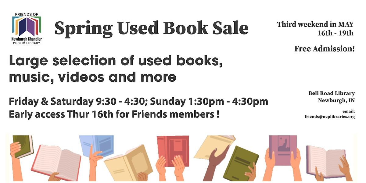 Newburgh Chandler Bell Road Library - Used Book Sale