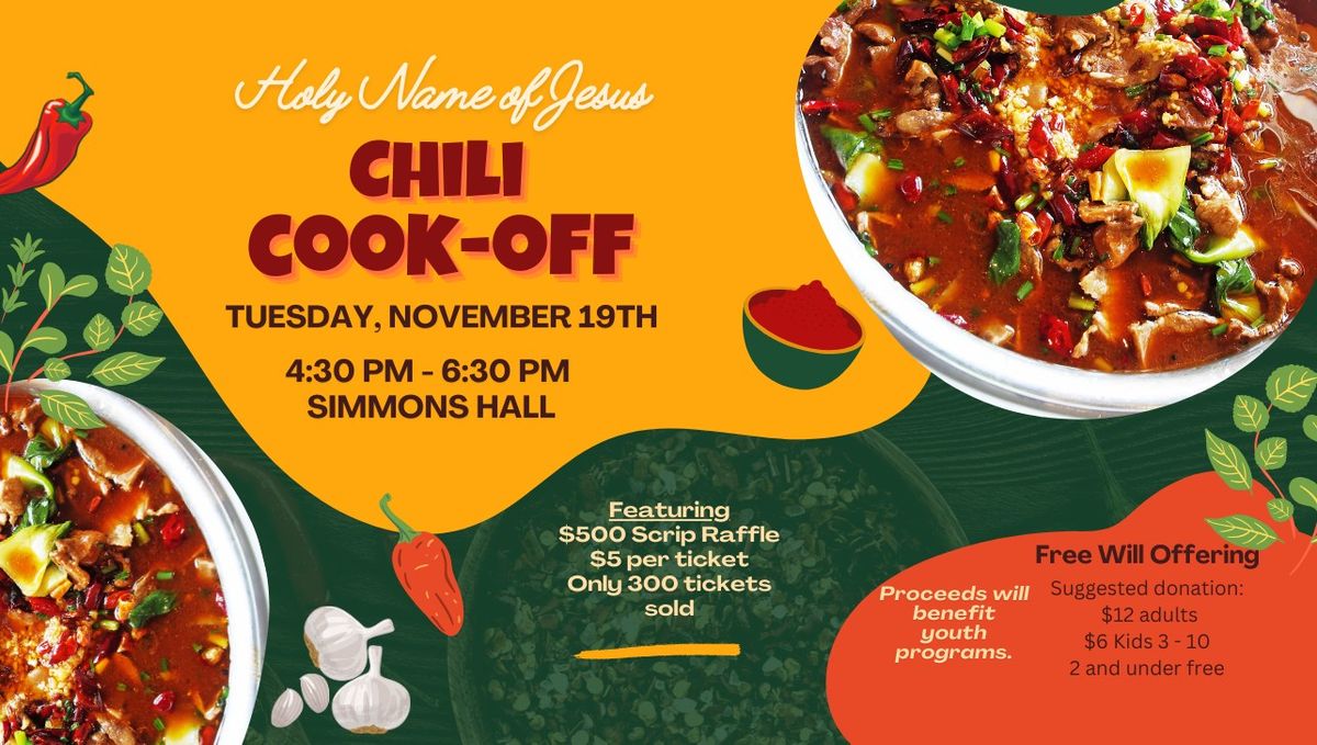 Holy Name Chili Cook Off