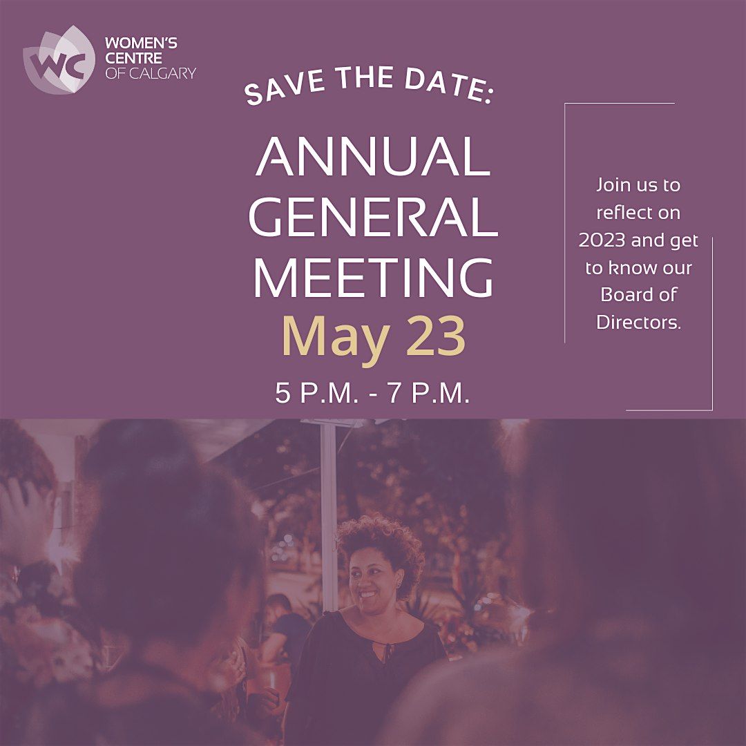 Women's Centre Annual General Meeting (AGM)