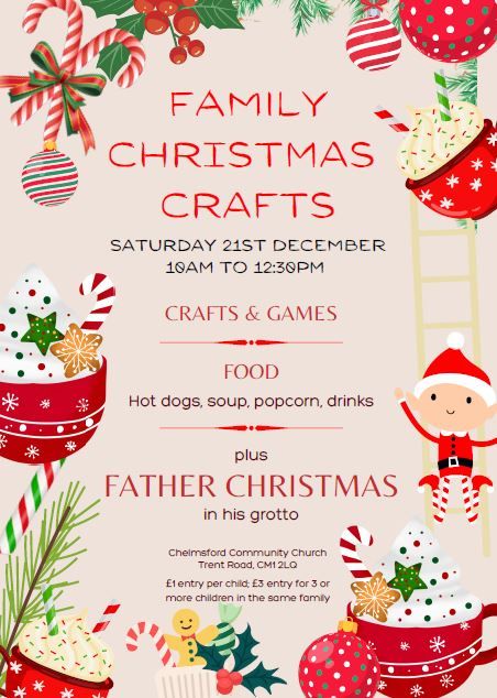 CHRISTMAS Family Crafts with Santa's Grotto