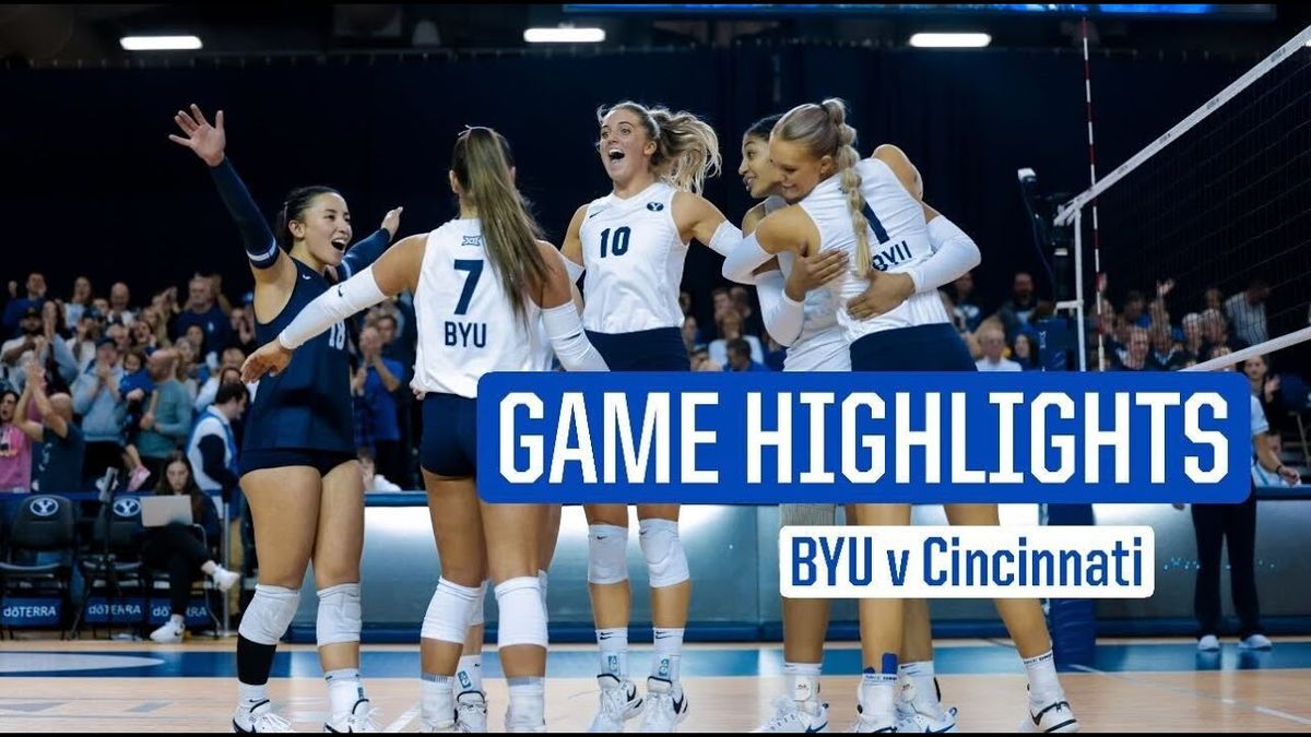 Cincinnati Bearcats Women's Volleyball vs. BYU Cougars
