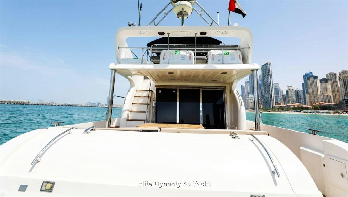 2-6 Hour Yacht Rental - Dynasty 68ft 2023 Yacht Rental - Dubai