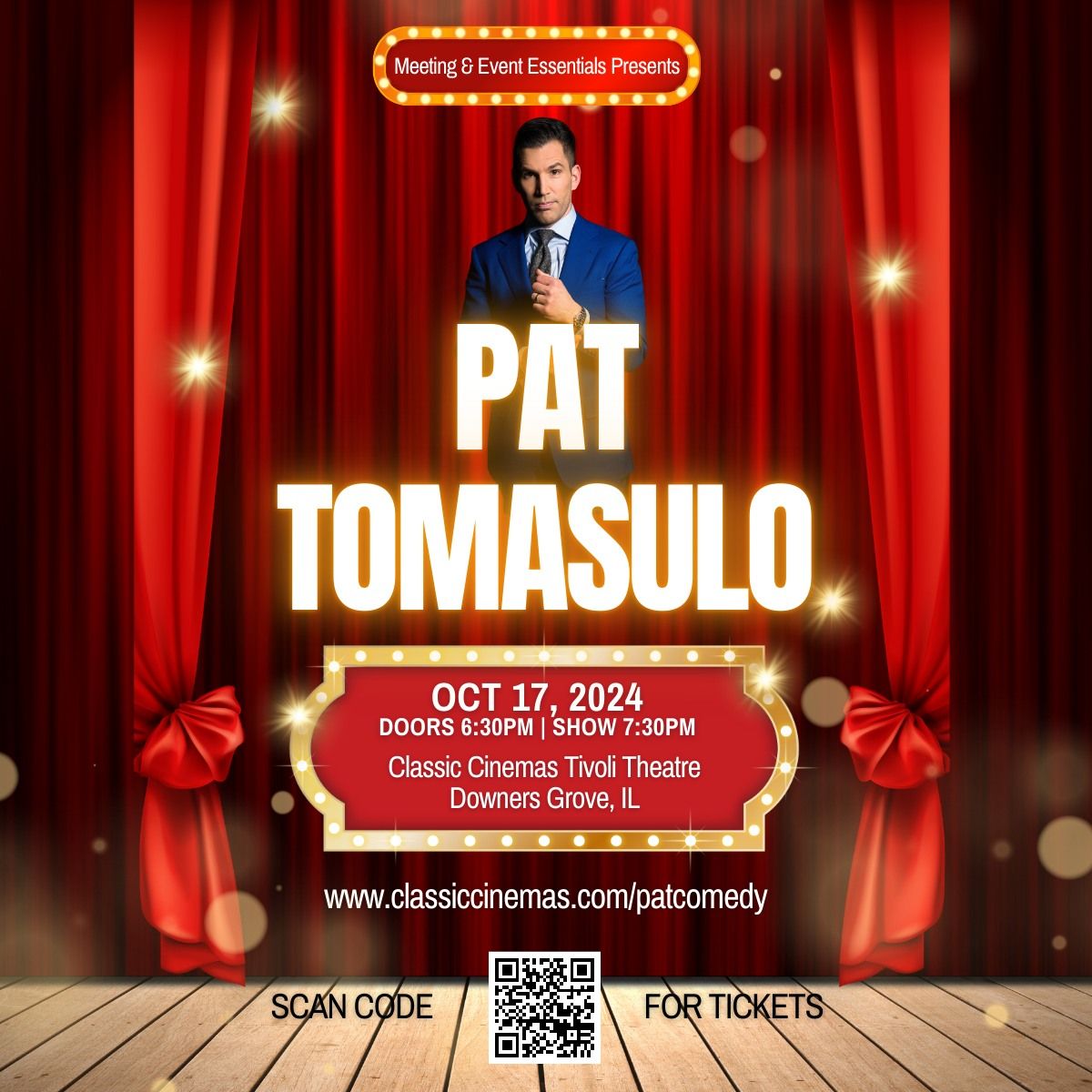 Pat Tomasulo STAND-UP COMEDY in Downers Grove