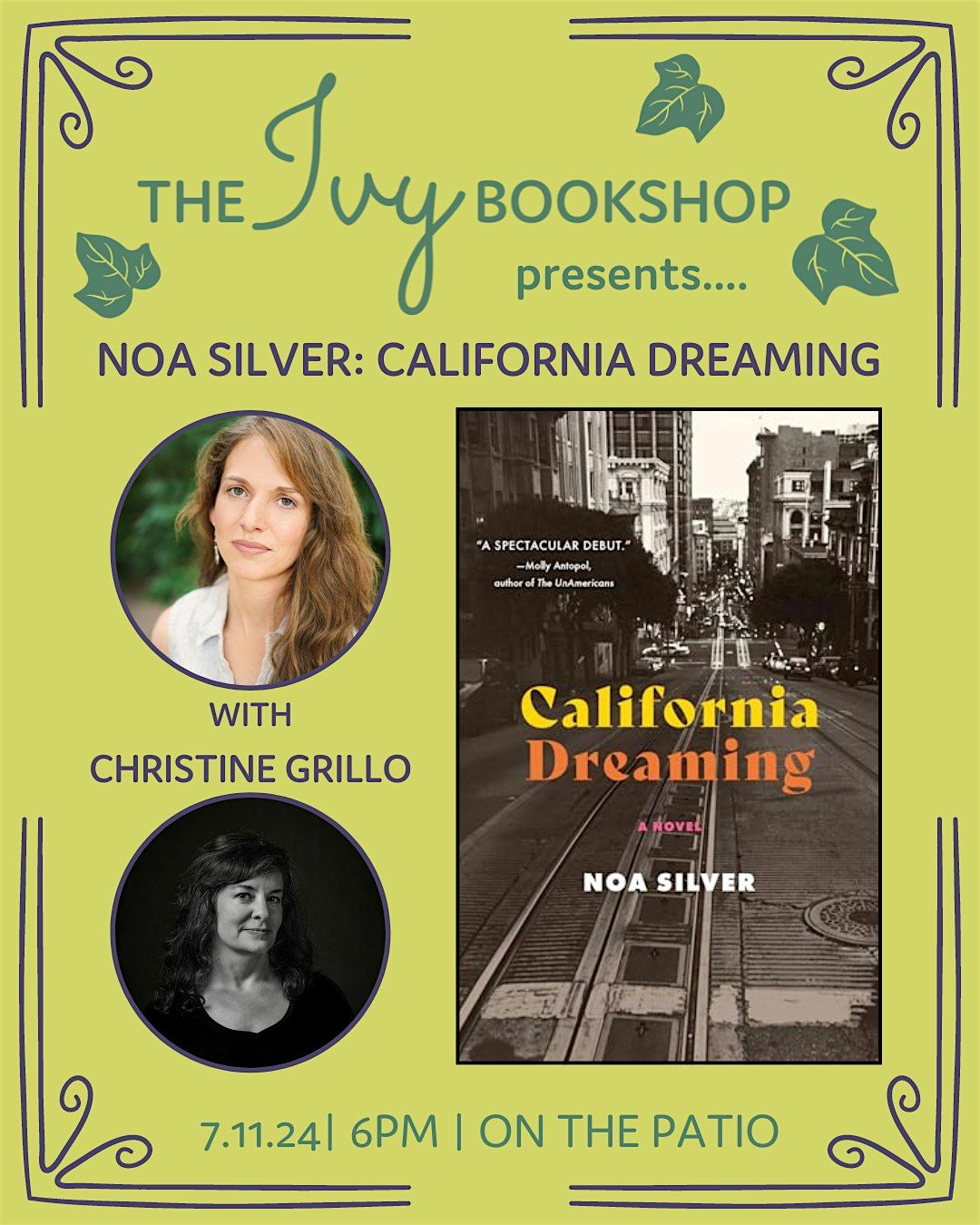 Noa Silver: CALIFORNIA DREAMING (with Christine Grillo)