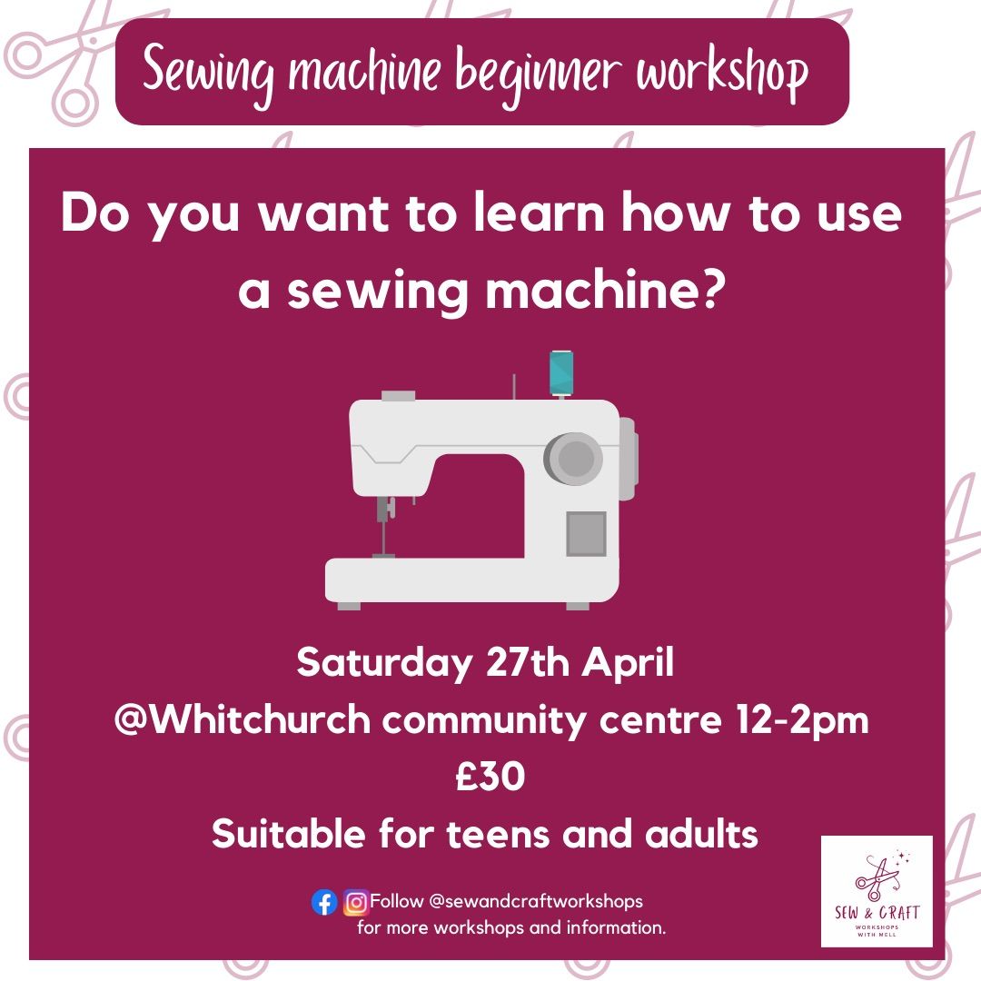 Sewing machine beginner workshop