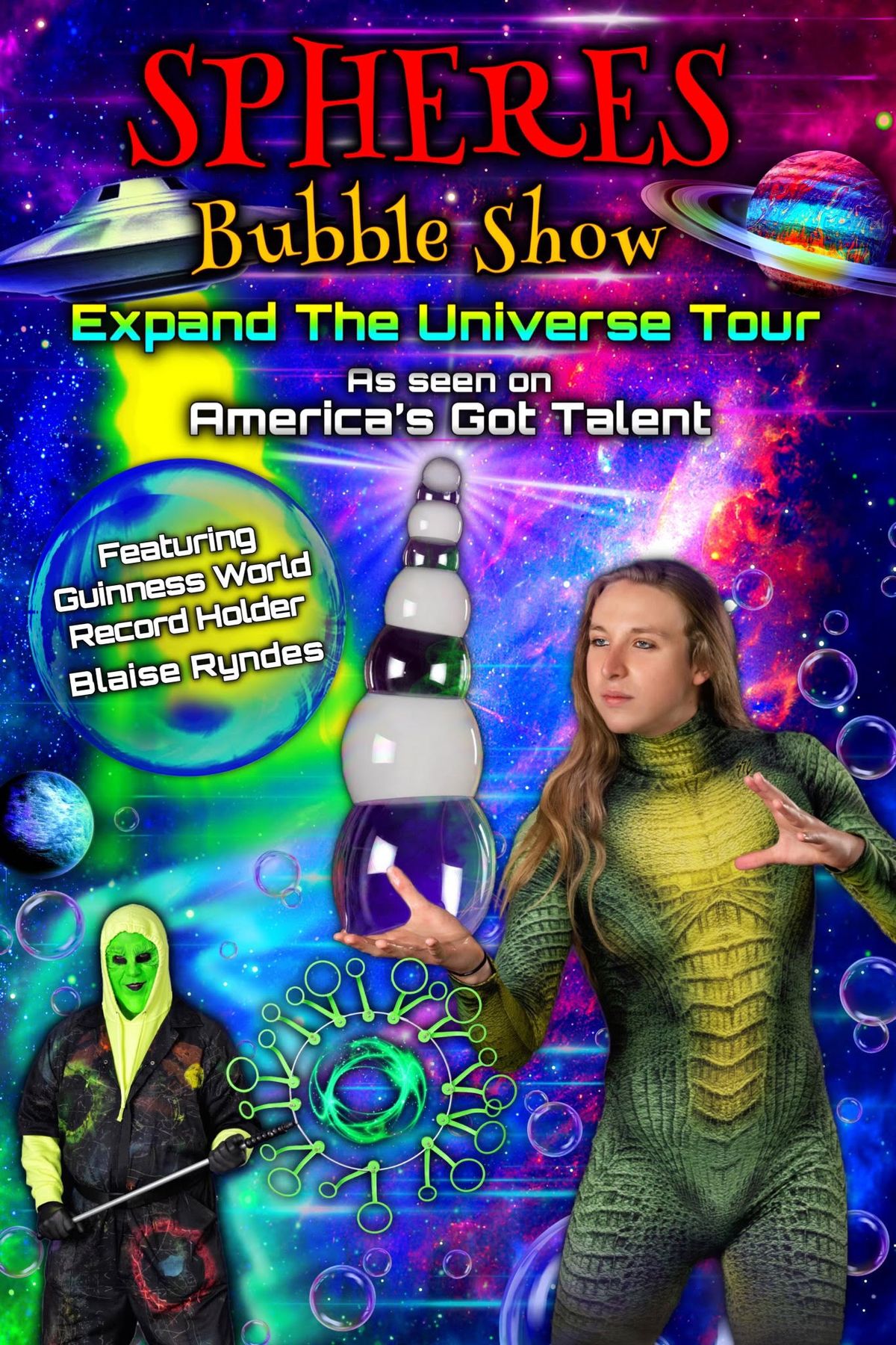 The STAR Centre presents: SPHERES Bubble Show \u2013 Expand The Universe Tour