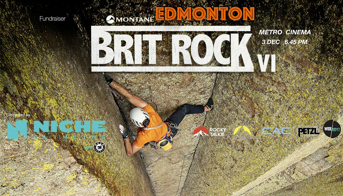 Brit Rock 6- Edmonton -  Dec 3rd,  Fundraiser Supported by Niche Climbing