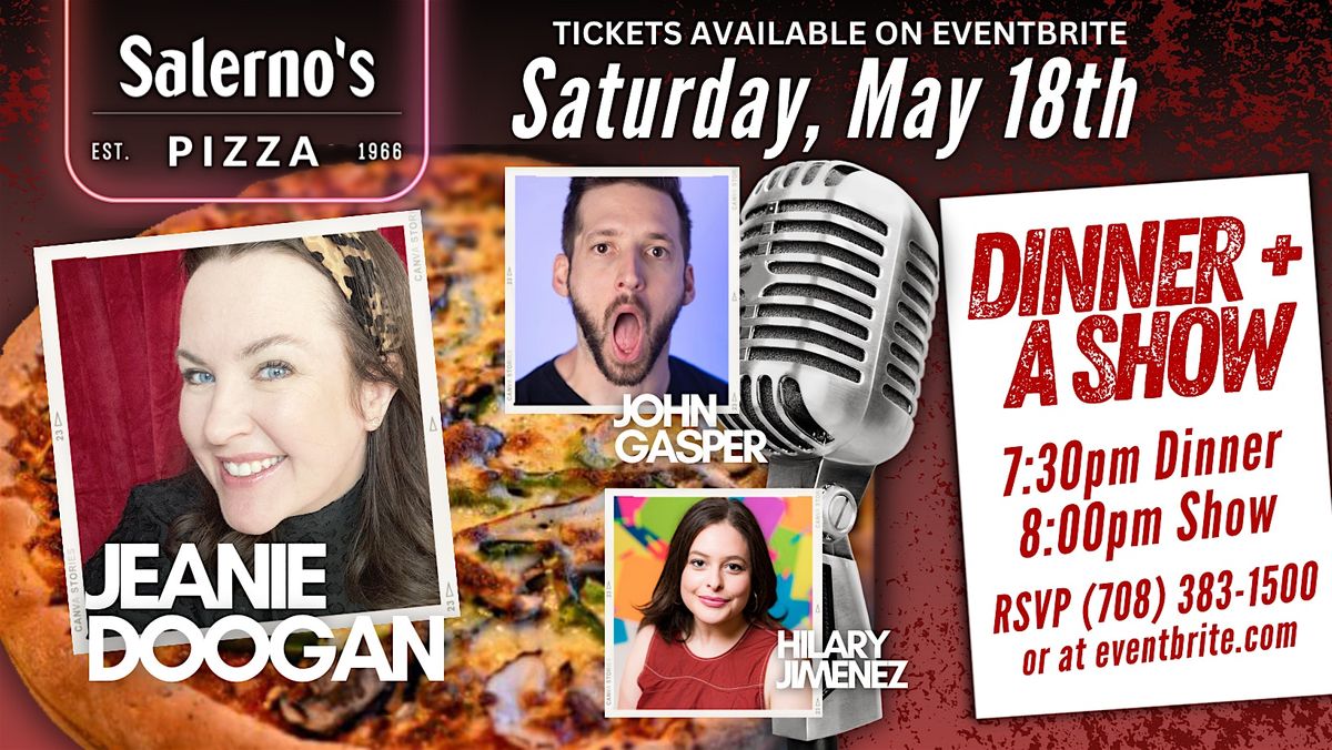 May 2024 Dinner + A Show  - STAND UP COMEDY OAK PARK