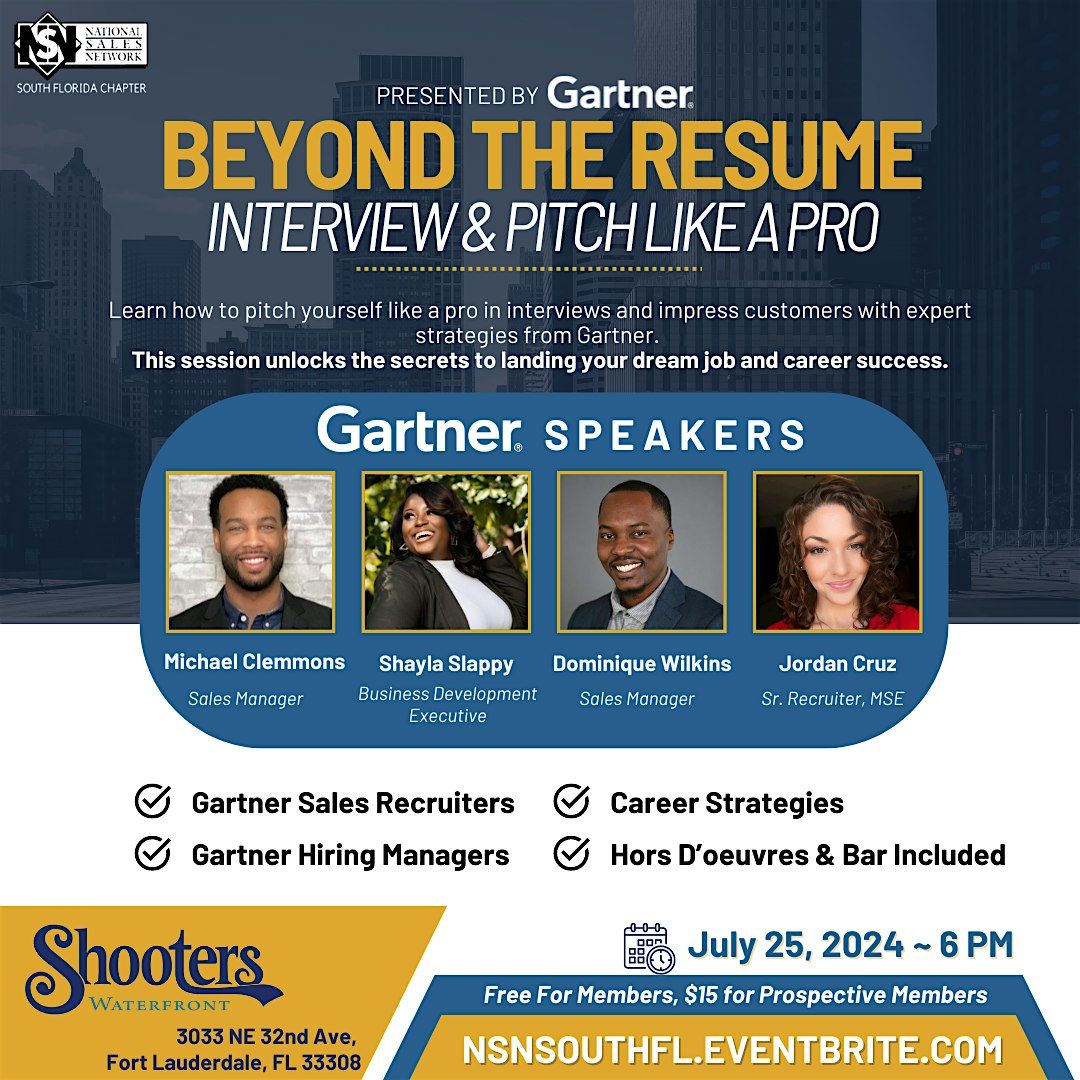 Beyond the Resume Presented by Gartner