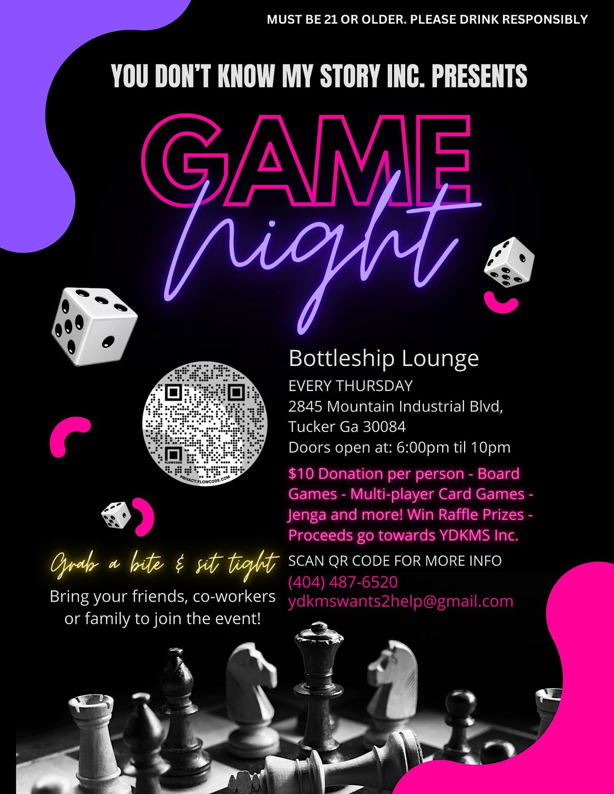 Game Night @ The Bottleship Lounge (Tucker, GA)