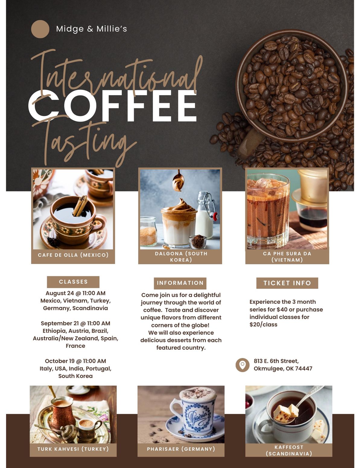 International Coffee Tasting