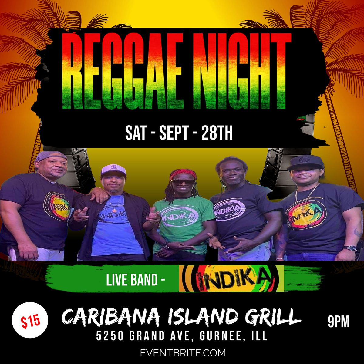 REGGAE NIGHT - LIVE BAND INDIKA