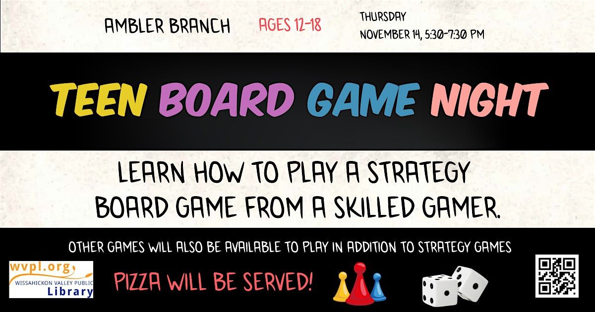 Teen Board Game Night