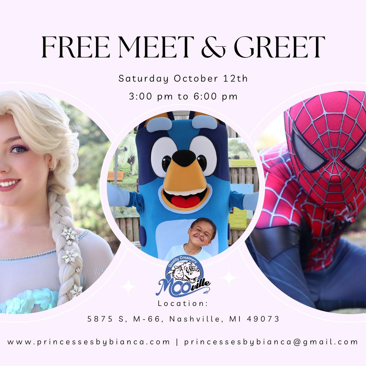 MOO-Ville Character Meet & Greet!