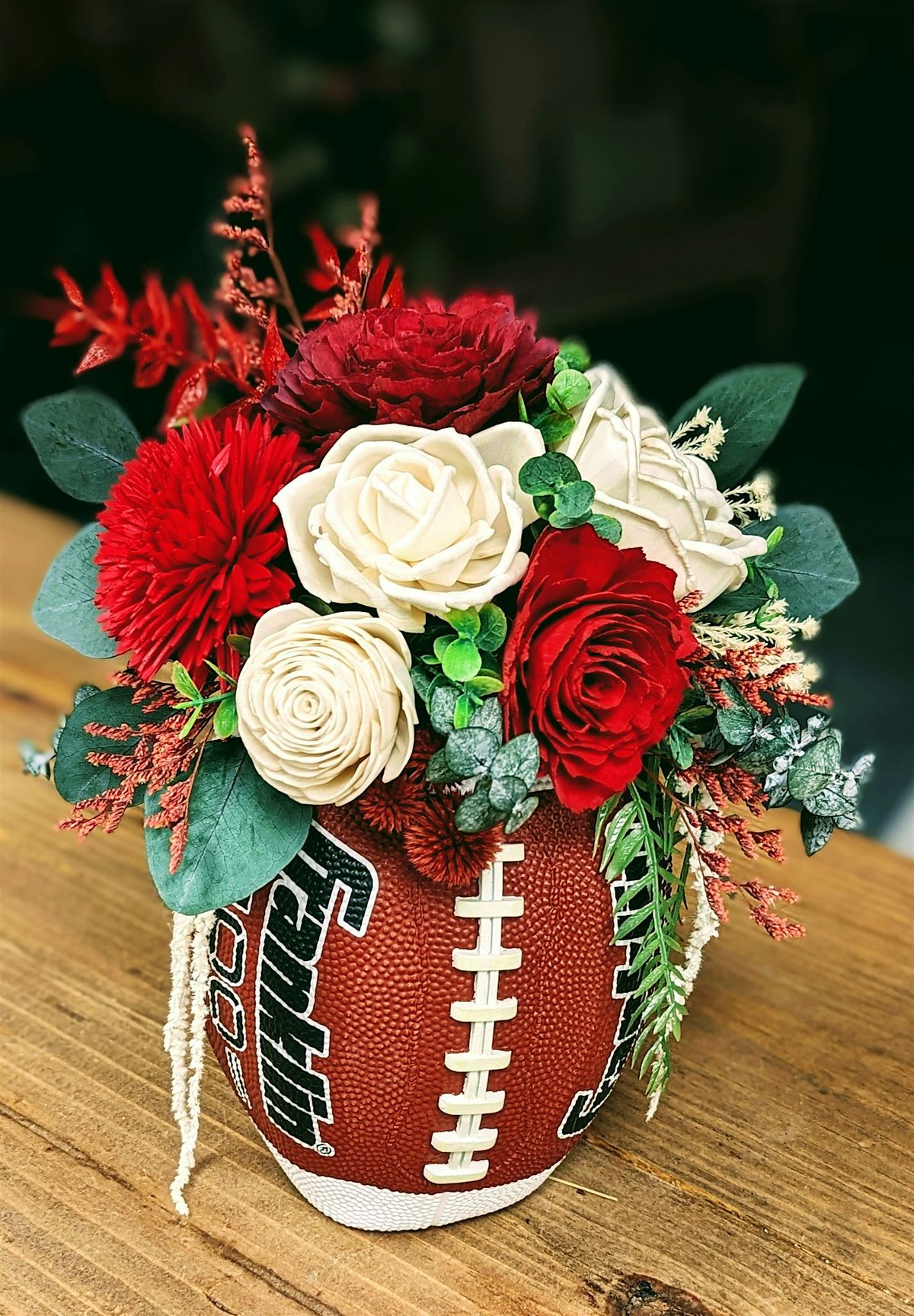 Football Floral Arrangement