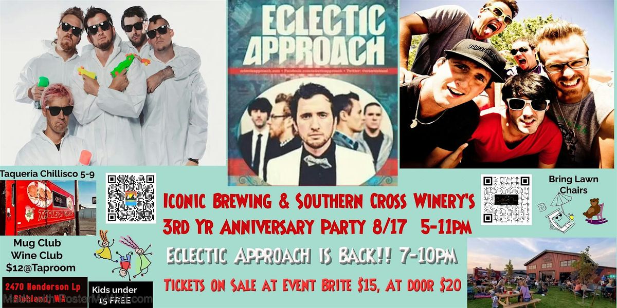 ICONIC BREWING'S 3rd YR Anniversary with ECLECTIC APPROACH