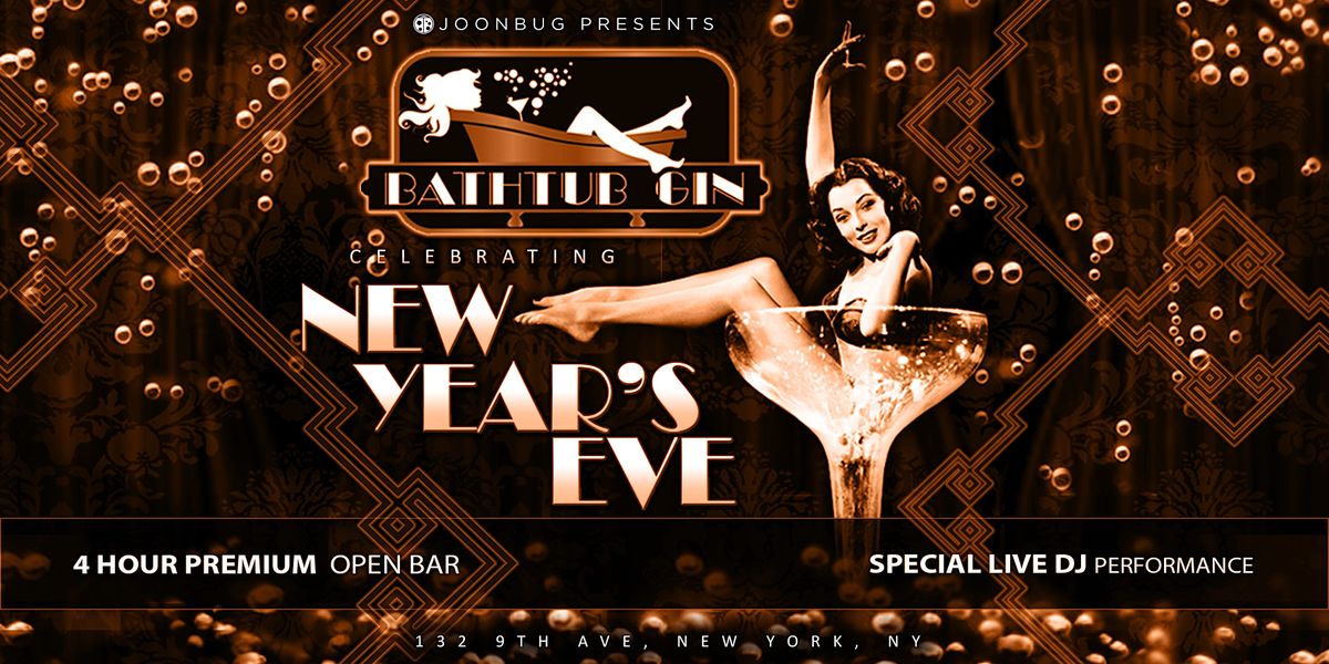 Bathtub Gin New Years Eve Party 2023, Bathtub Gin, New York, 31