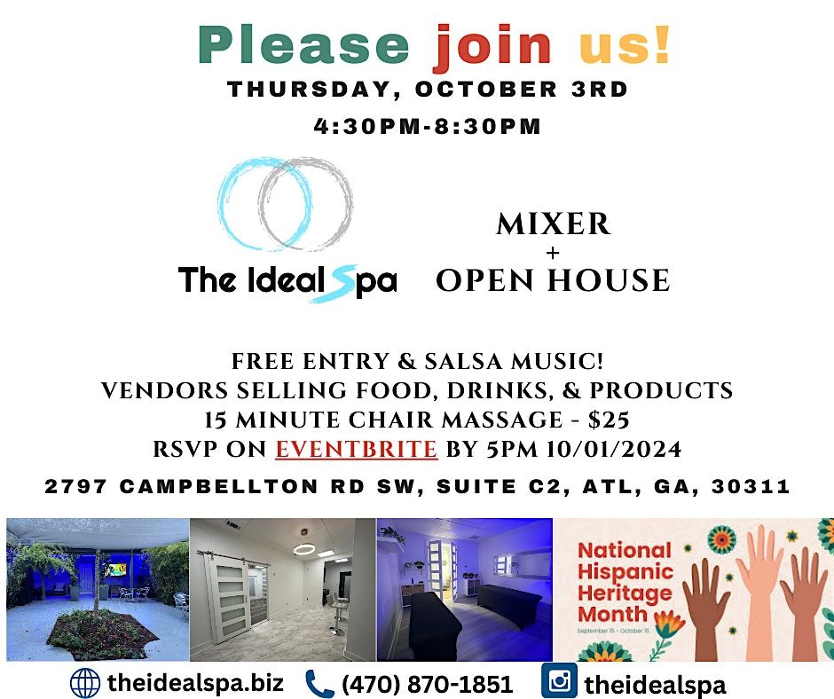 The Ideal Spa Mixer + Open House