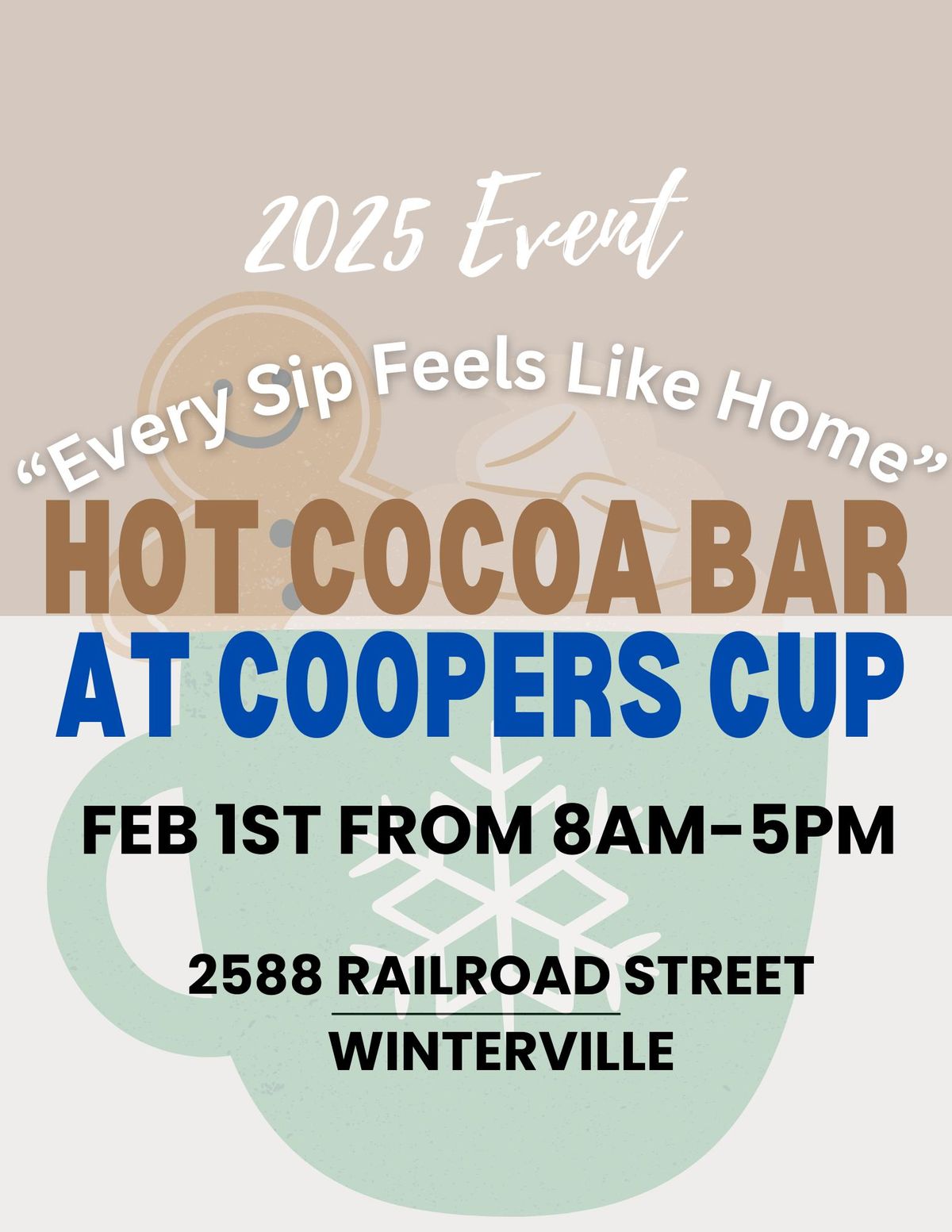 Build Your Own Hot Cocoa at Coopers Cup