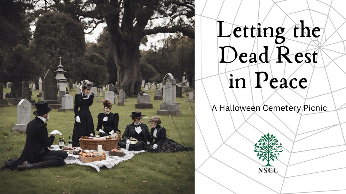 Letting the Dead Rest in Peace - Halloween Cemetery Picnic