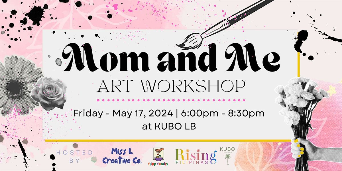 Mommy and me mix media art event