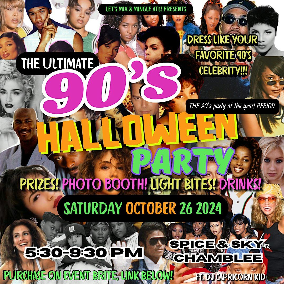 ATLANTA 90\u2019s HALLOWEEN COSTUME PARTY