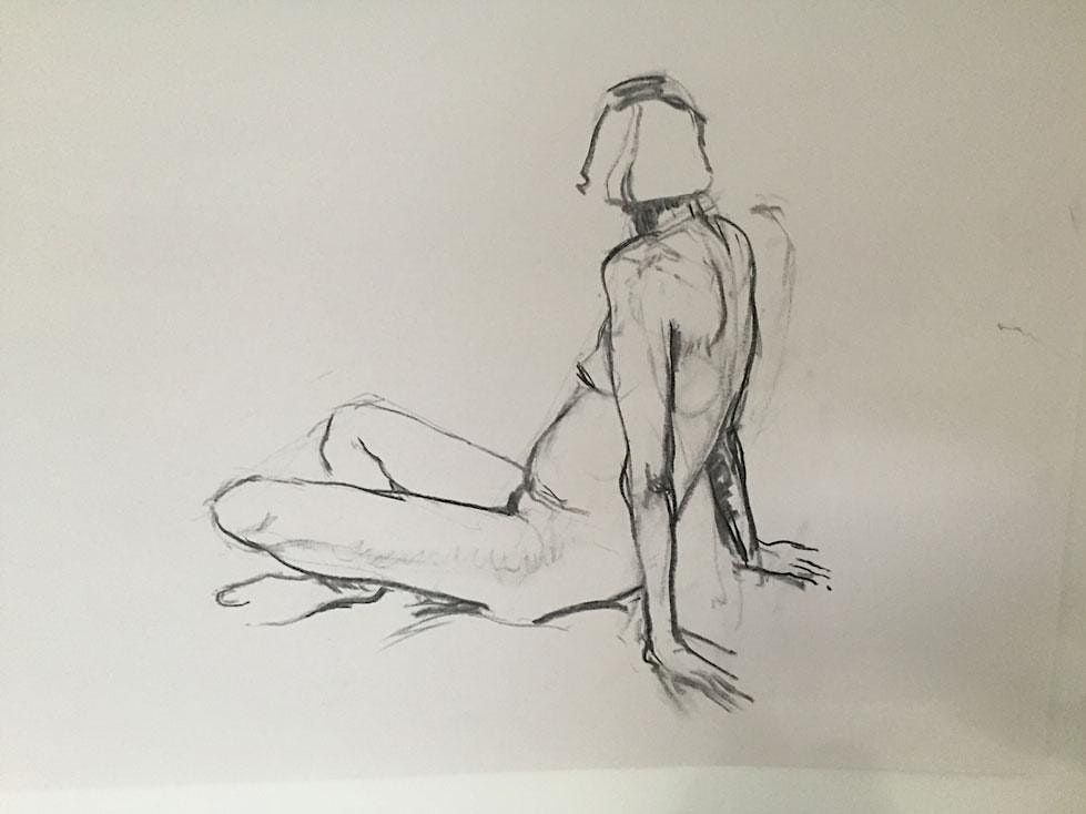 Tuesday Evening Life-Drawing at Studio KIND.
