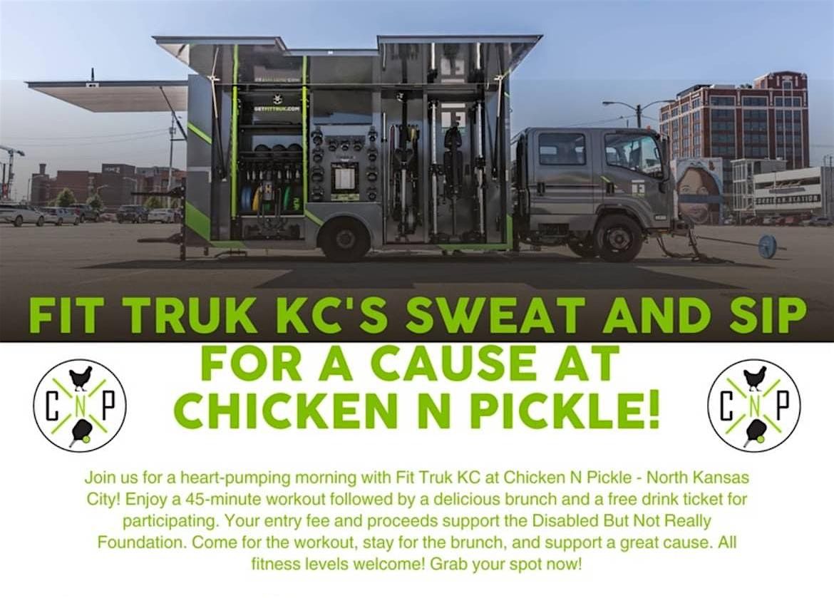 Fit Truk KC's Sweat & Sip for a Cause at Chicken N Pickle OP!