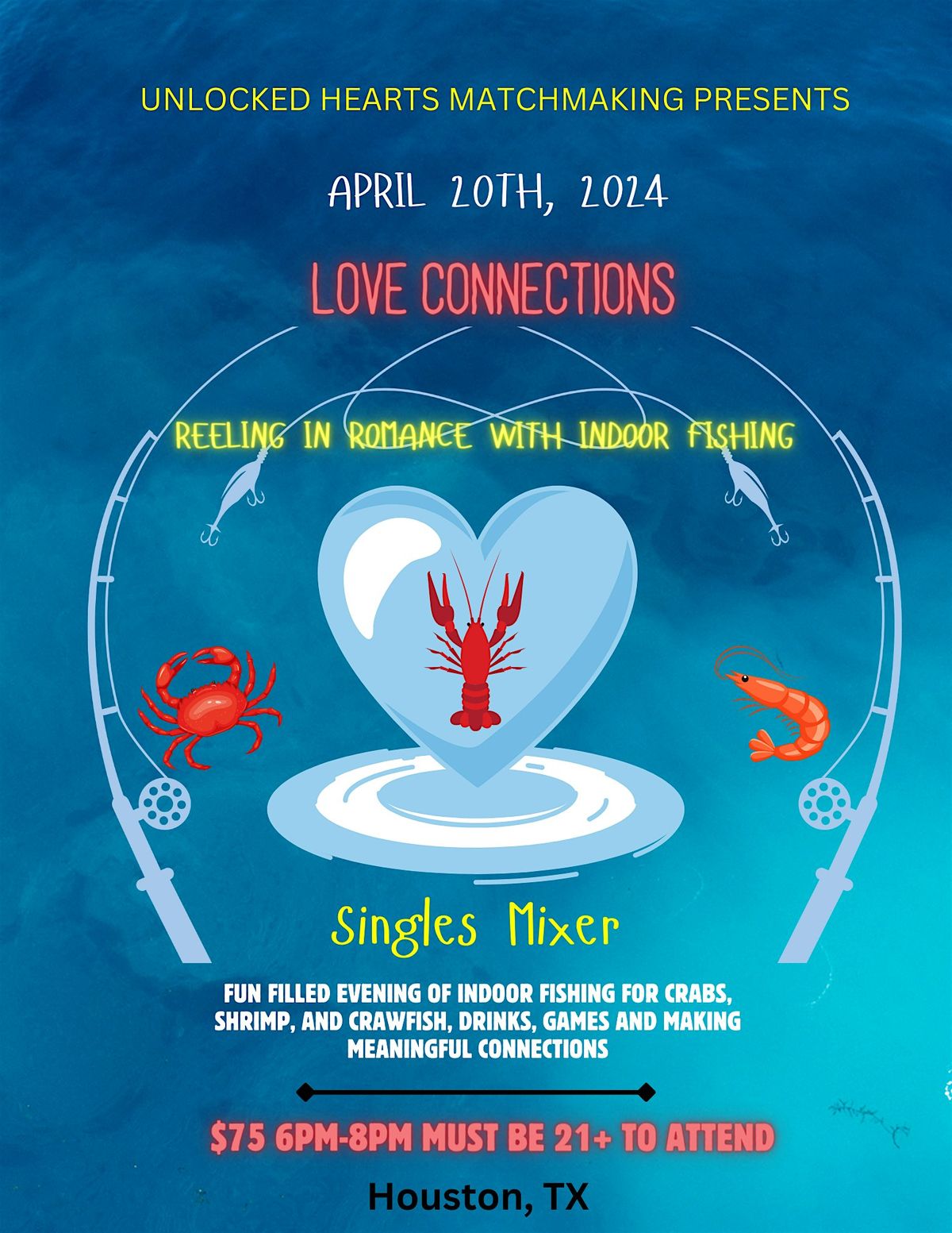 Love Connections: Indoor Fishing Singles Mixer