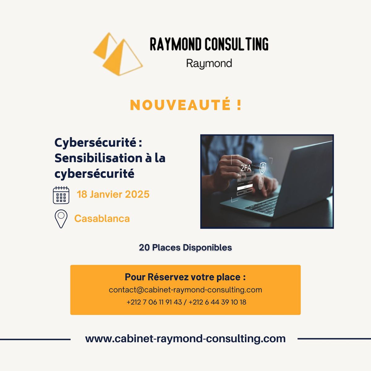 Formation en Cybers\u00e9curit\u00e9 pour responsables et dirigeants d'entreprises