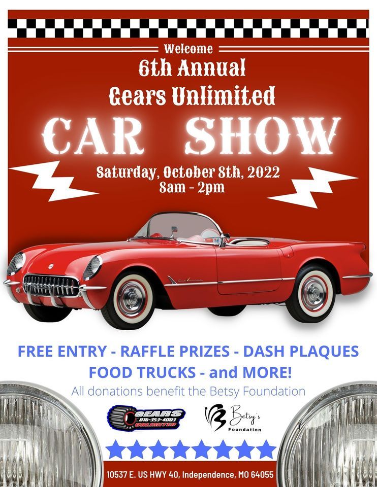 6th Annual Car Show, Gears Unlimited, Independence, 8 October 2022