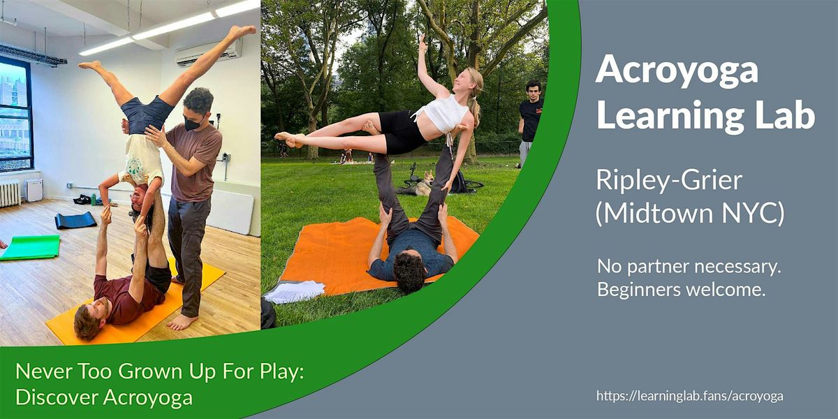 Acroyoga Learning Lab NYC: Free Spring Open House