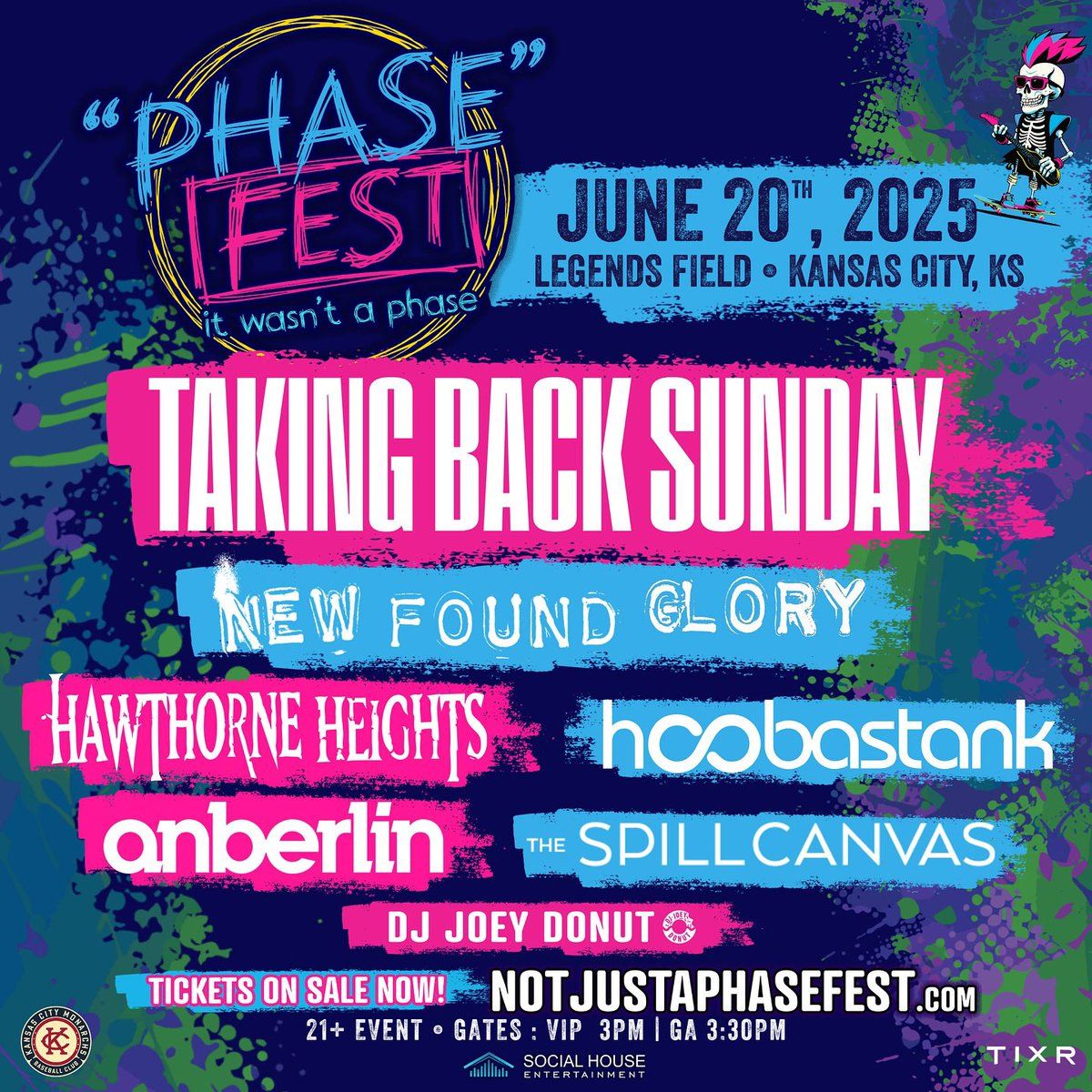 Phase Fest: Taking Back Sunday  New Found Glory  Hawthorne Heights &  Hoobastank