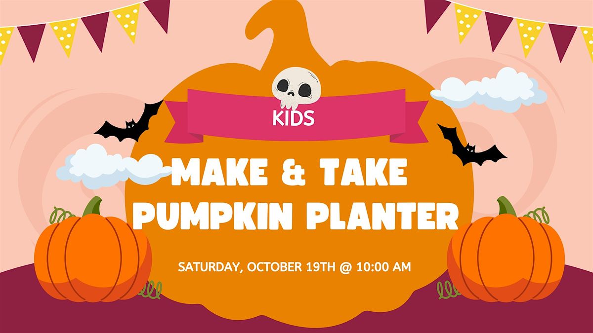 Kids Make & Take - Spooky Planter Class