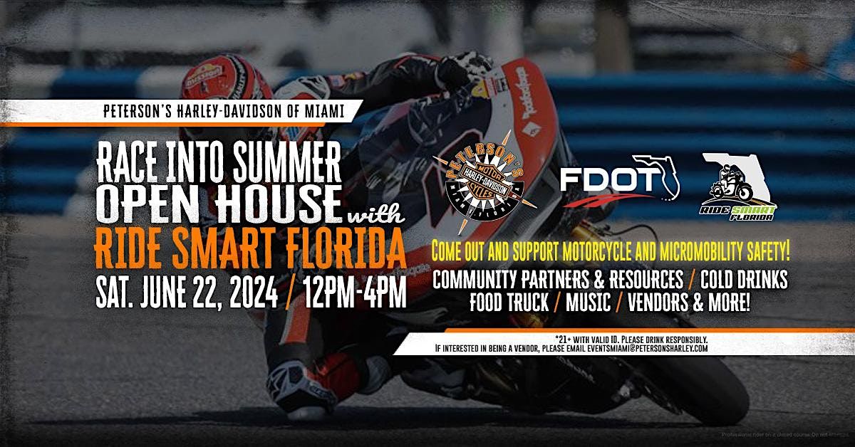 Race Into Summer Open House with Ride Smart Florida @ Miami Store!