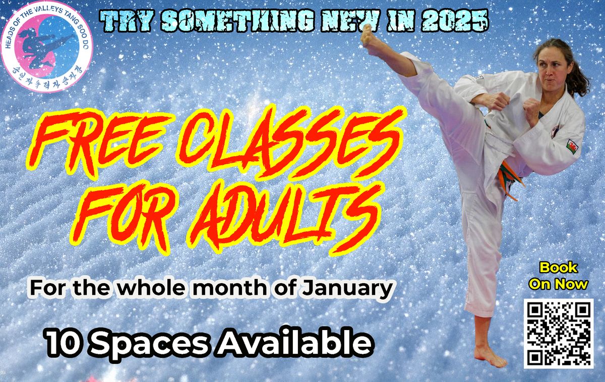 FREE CLASSES FOR ADULTS (This January)