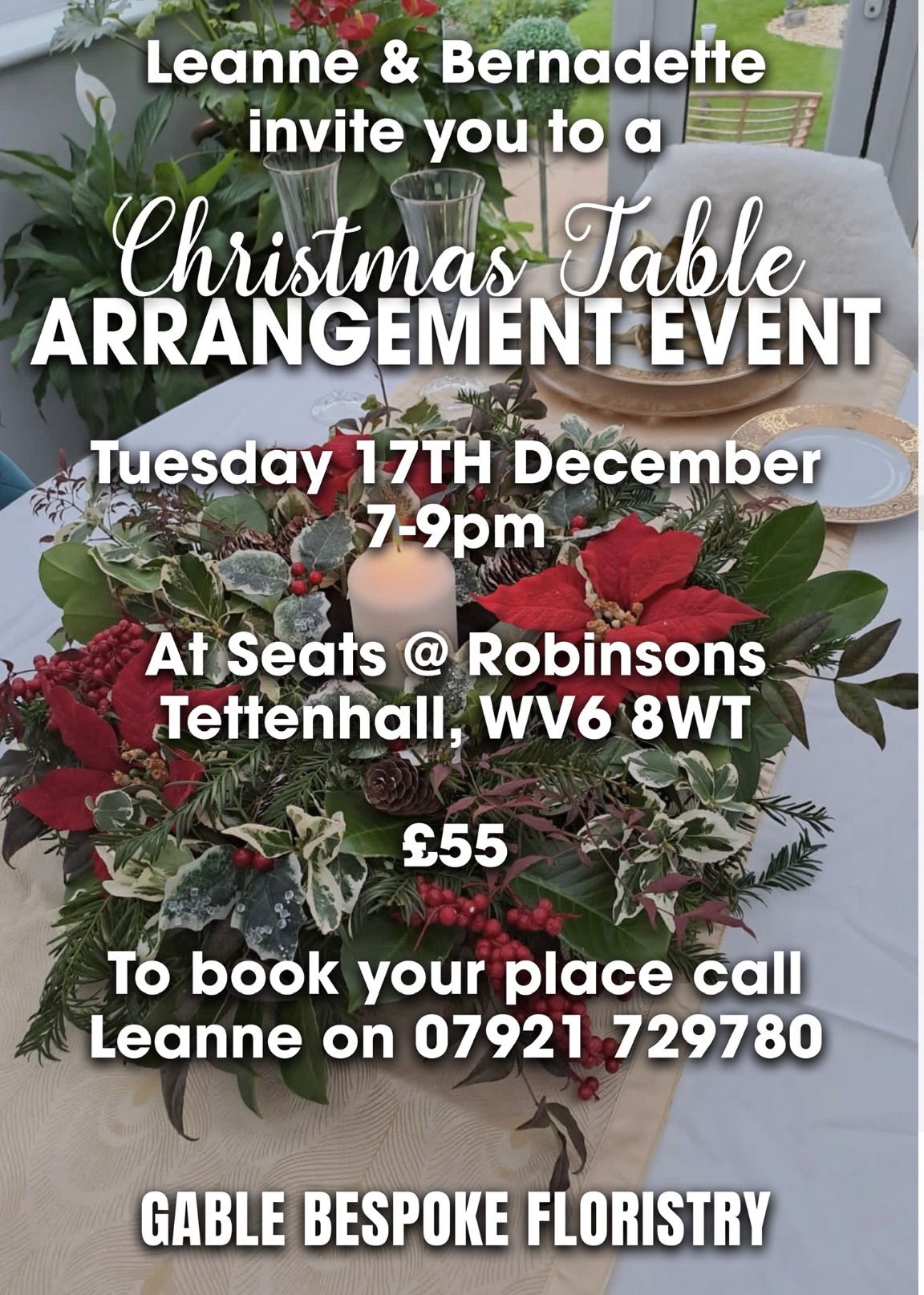 Christmas Table Decoration Workshop